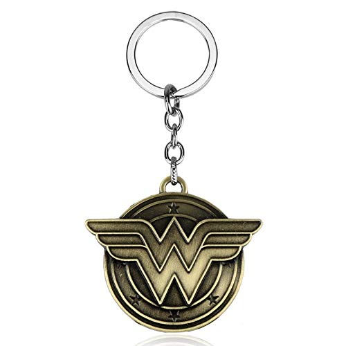 SOLDOUT Movie Jewelry Superhero Wonder Keychain Men Trinket Metal Pendant Key Ring Car Bags Key Chain for Woman