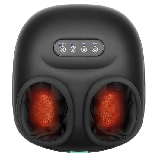 Medcursor Foot Massager Machine with Heat, Rolling, Deep Kneading, Shiatsu Foot Massager for Delivers Pain Relief, Tired, Plantar Fasciitis, Gift for Women Mom Men Fits Up to 13"