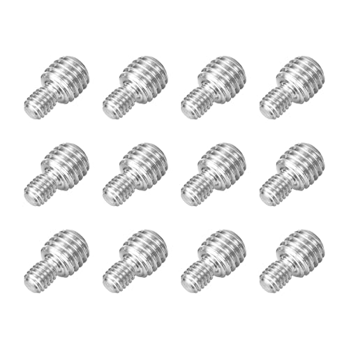 Adaptador reductor de rosca M6 a M10 de acero inoxidable, tornillo de doble extremo resistente