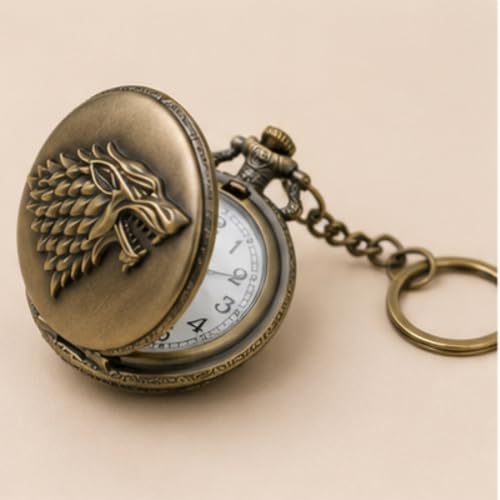 Image of Antique Bronze Pocket Premium Vintage Theme Metallic Home Key Chain & Key Rings | Best Gift for Men, Woman, Boys & Girls on their Special Occassions