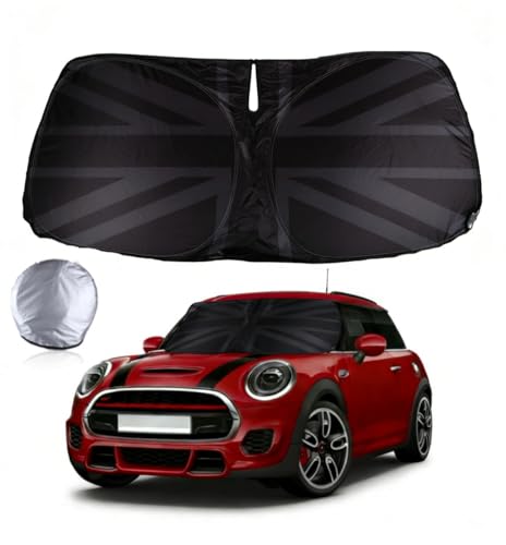 Front Windshield Sunshade for Mini Cooper Sun hade Accessories for Mini Cooper Windscreen Sun Visor Keeps Your Vehicle Cool