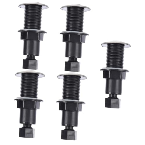 HOMSFOU 5pcs Garbage Disposal Air Button Gold Stainless Steel Bath Tub Accessory Easy Install for Women