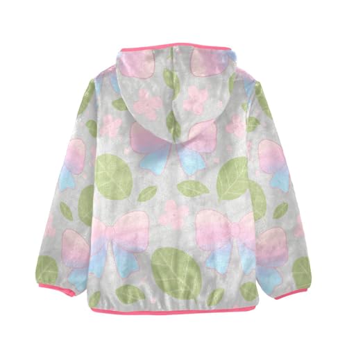 GuoChe Bows and Leaves Baby Boy Fleece Jacket2