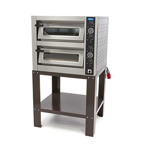 Maxima Gestell Deluxe Pizzaofen 4 + 4 x 25 cm Doppel