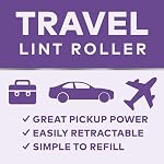 Scotch-Brite Mini Travel Lint Roller, Works Great On Pet Hair, Single Roller, 30 Sheets - Image 3