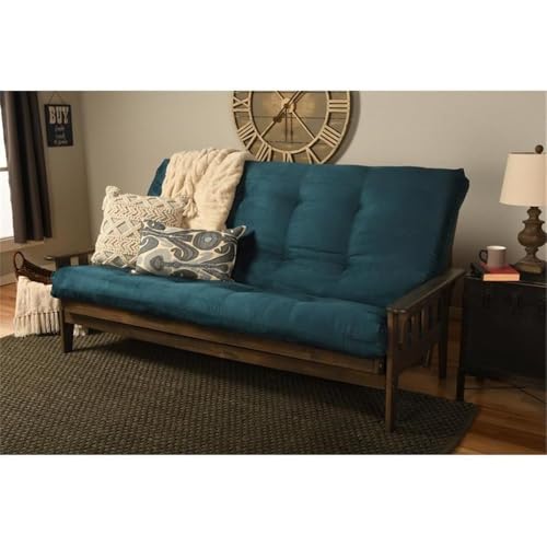 Kodiak Furniture AZQTSRWSNAVYLF6MD3 Kodiak Tucson Queen Futon Frame And Mattress Set - Wood Futon thumb #1