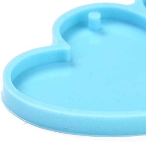 Vista 72 de Cheriswelry 6 moldes de silicona para mujeres embarazadas, moldes de resina con forma de corazón de 2.756-3.150 in para bricolaje, colgante