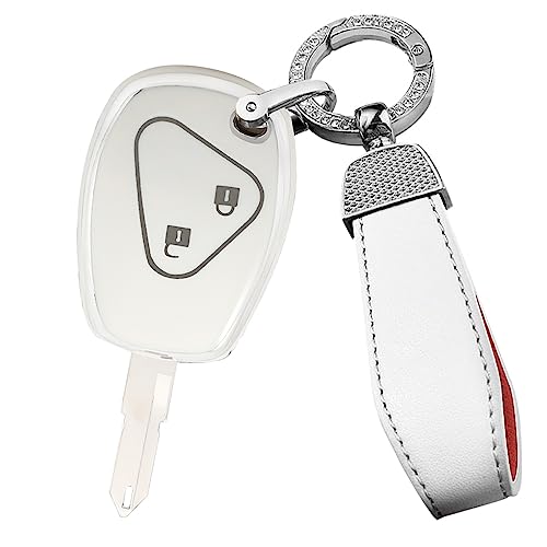 Carcasa de TPU para llave Renault Kangoo antideslizante y resistente a impactos
