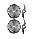 YUEWXTER Cortacésped con batería (10 cuchillos de nailon, 4 hojas de metal) 2 en 1 batería para césped y cortadores de bordes (F)