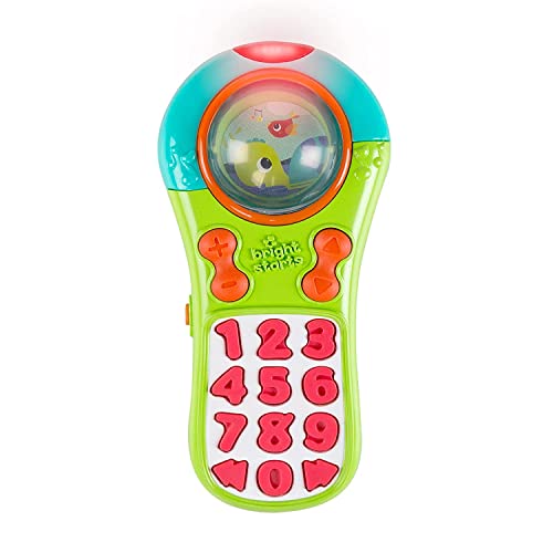 Bright Starts Click and Giggle Remote Toy with Lights and Melodies, Ages 3 months +
