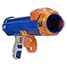 Nerf Dog Large Size Tennis Ball Blaster Dog Toy, Great for Fetch, Hands-Free Reload, Launches up to 50 ft, Single Unit, 20in Blaster with 3 Balls in Mesh Bag, Blue/Orange, Blue, Green and Orange