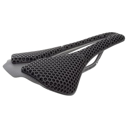 Selle de vélo en carbone 3D noire : selle de course anatomique pour cycliste sur route