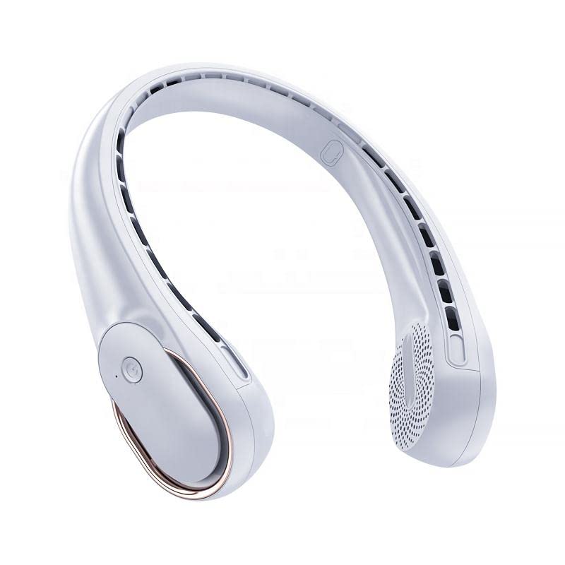 Ventilateur de cou portable Rawrr blanc pour le sport et le bureau