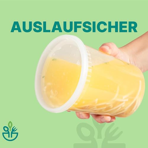 JoyServe Vorratsdosen mit Deckel Luftdicht – 48 Sets mit 54 Deckeln, 24 Vorratsdosen mit 946 ml und 24 mit 473 ml Inhalt, Frischhaltedosen mit Deckel, BPA-Frei, Spülmaschinen- und Mikrowellengeeignet 4