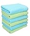 Produktbild Betz 6 Stück Handtücher Palermo Größe 50 x 100 cm 100% Baumwolle Handtuch Set Farbe grün und türkis