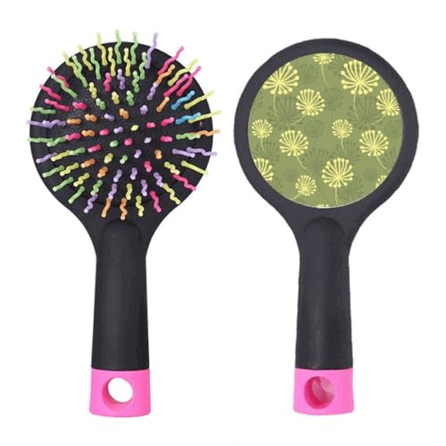 Brosse à cheveux démêlante pissenlit pour votre routine beauté du matin