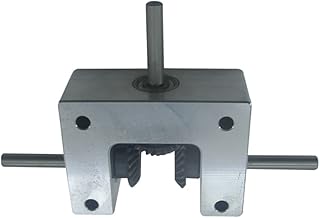 LeTkingok Differential Assembly Gearbox 90 Degree 1:1 Spiral Bevel Gear Small Dual Output Shaft Angle Converter Shaft Diameter 6/8/10MM (6MM Shaft, 1)
