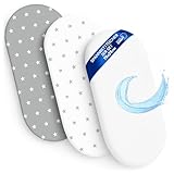 🛏️【COUPE UNIVERSELLE】– Les draps-housses pour bébé avec élastique s'adaptent à différentes tailles et types de matelas, idéal pour les lits d'appoint, les lits de bébé et les poussettes. Convient par exemple pour : lit d'appoint Maxi Cosi, poussette Cybex, poussette Joolz, lit d'appoint Stokke Sleepi, poussette iCandy, Chicco Next2Me, poussette Bergsteiger et bien d'autres.