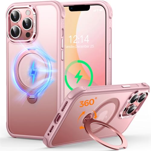 Coque iPhone 13 Pro magnétique fine qui ne glisse pas avec support intégré
