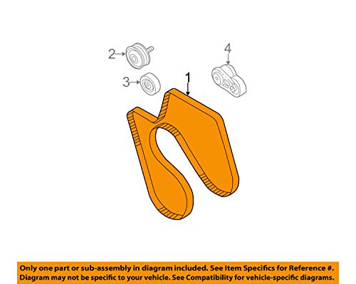 Courroie serpentine General Motors 12642433 pour réparer les sifflements moteur