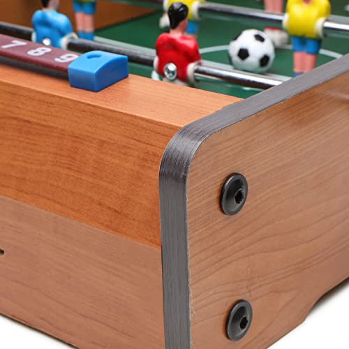 Shevshavan 20" Mini Foosball Table For Kids Table Top Wooden Hockey Game Tabletop Soccer/Foosball Game Small Foosball Table Football Table For Family Night,Travel,Birthday Gift For Kids… #TOP5