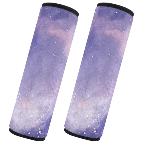 Image of Seat Belt Cover Pad 2 Pcs Soft Seat Strap Cover Cute Protector Support Head Neck Shoulder for Car Seats High Chair Backpack (6.5x6.5in)