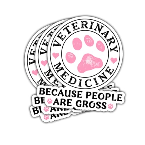 Pegatina de vinilo Veterinary Medicine divertida para evitar confusiones de termos 2