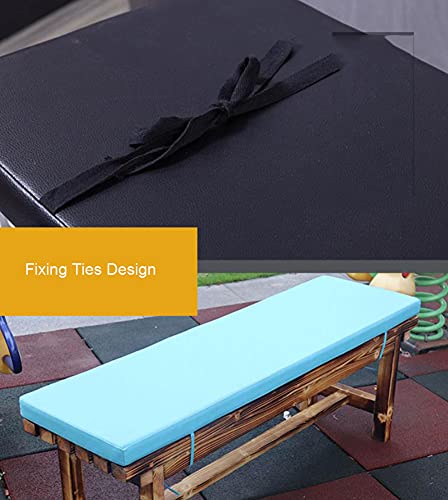 Cojín para silla de comedor impermeable funda lavable con cremallera para jardín 5cm 5