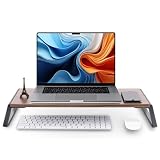 LOE(ロエ) 【日本企画】 液晶モニター ウッド デスク スタンド for ノートパソコン/iMac/ディスプレイ 1台