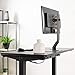 VIVO Black 43 x 24 inch Universal Solid One-Piece Table Top for Standard and Sit to Stand Height Adjustable Home and Office Desk Frames, DESK-TOP43B