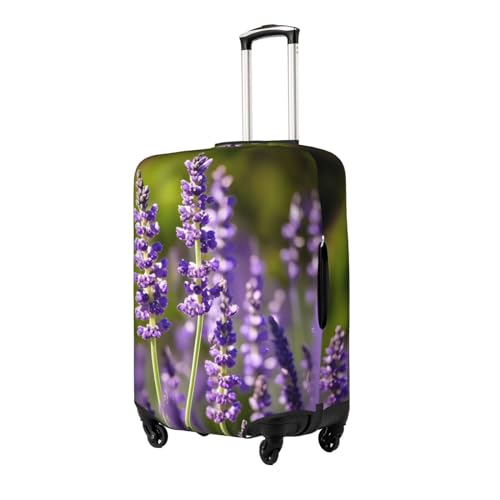 Lavender Flower s Luggage Covers For Suitcase Approved,Suitcase Cover Protector Fit 18-32 InchLuggage2