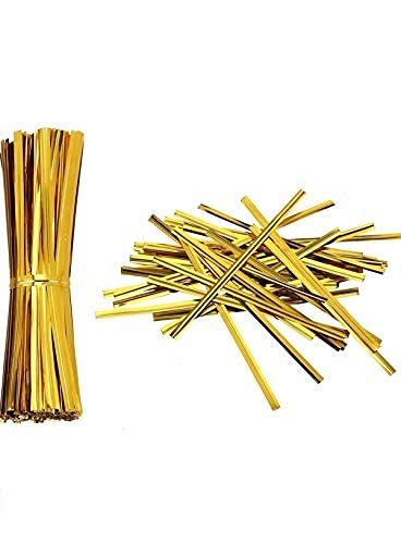 53ARTS Metallic Chocolate Twisters Ribbon Ties Twist Ties -Metallic Gold-500 pcs (B0CFRW1LZR) Amazon Price History, Amazon Price Tracker