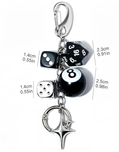 Image of Bag Charm KeyChain - Purse Wallet Chain & Charms Accessories for Handbags- Stocking Stuffers Gifts for Women Girls
