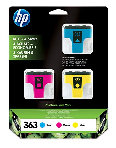 Price comparison product image HP CB333EE 363 Original Ink Cartridges,  Cyan / Magenta / Yellow