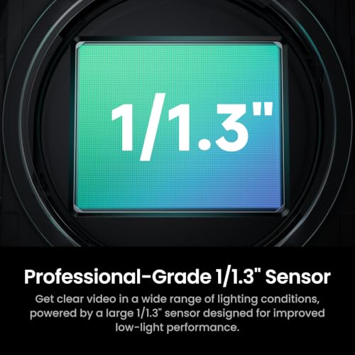 Image of Insta360 Link 2 Pro - 4K PTZ Webcam for PC /Mac, 1 /1.3 inch Sensor, Low-Light, AI Tracking, HDR, Directional Noise-Canceling Mics, Supports Stream Deck, Zoom, Twitch for Streaming or Meetings（Arctic White）