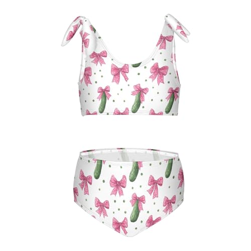 Image of Boccsty Cute Crab Red Blue Girls Swimsuits Kids Bikini Sets 2 Pcs Bathing Suit for 3T