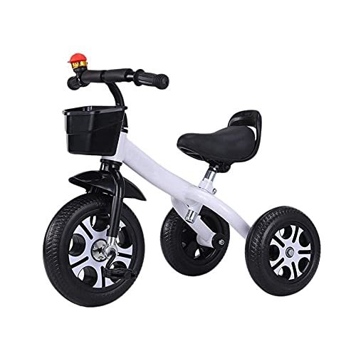 Waljx Children's Tricycle 2-6-Year-Old Baby Bicycle Child Outdoor Bicycle Multi-Functional Toy Cars Young Children Tricycle 57X67Cm (Color : Blue) (Color : White) #TOP5