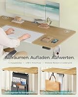 SONGMICS Höhenverstellbarer Schreibtisch 160 x 70 cm – Ansicht 7