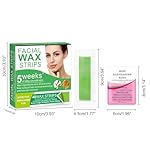 Facial Wax Strips for Women – 98% Natural Formula, Hypoallergenic for Sensitive Skin – Face Wax Strip for Hair Removal, Gentle & Quick Eyebrow Wax Strips for Upper Lip, Chin, Legs & Bikini Line - Image 4