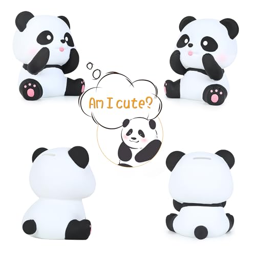 H&W Panda Money Bank, Shatterproof Piggy Bank, Home Decoration by H&W - Used condition - Image 2