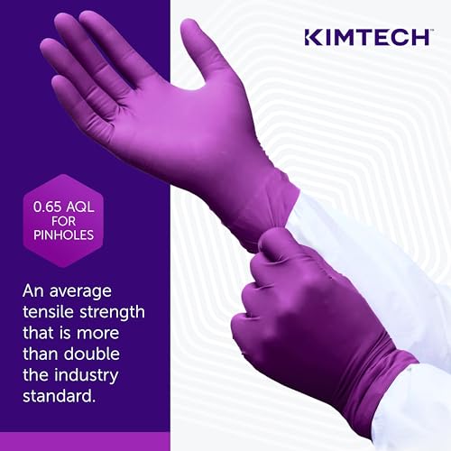 Image of Kimtech Polaris Nitrile Exam Gloves (62771), 5.9 Mil, Ambidextrous, 9.5 inch, S, 100 Nitrile Gloves /Box