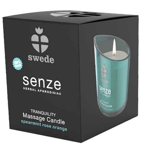 Swede - Bez spokoju masaż świeca Spearmint róża pomarańczowa, 150 ml