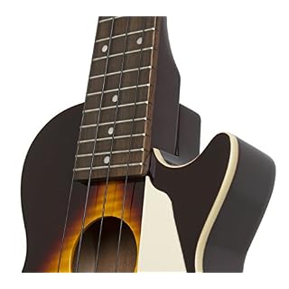 Epiphone Les Paul Ukulele électro-acoustique Vintage Sunburst - Les Beatles, Paul McCartney, John Lennon, RIngo Starr, George Harrison Epiphone Les Paul Ukulele électro-acoustique Vintage Sunburst – Image 2