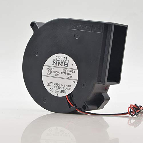 NZNYDNL NMB 9.7CM 12V 1.34A 09533GA-12M-BA BBQ Outdoor USB Blower Fan