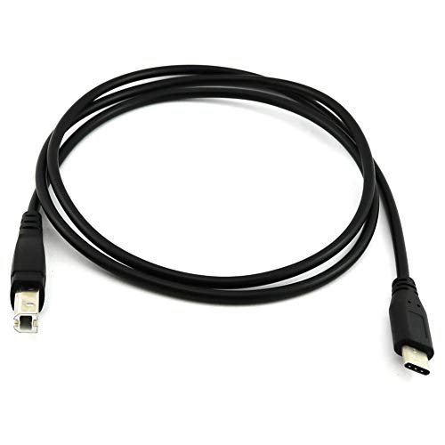 Uikdjgu USB-C USB 3.1 Type C Mâle vers USB 2.0 B Type Mâle Câble de Données Cordon Téléphone Imprimante
