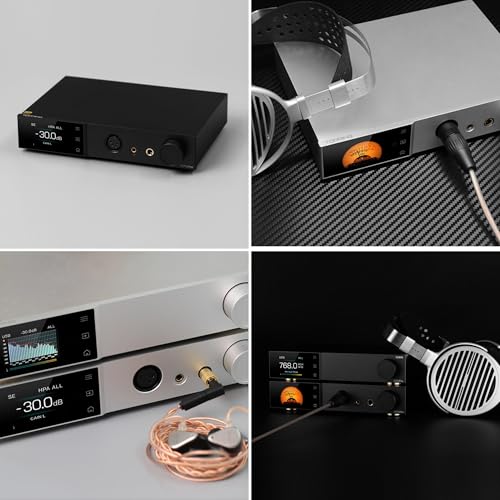 Image of Topping A70Pro Fully Balanced Headphone Amplifier 17000mWx17000mW HPA, RCA /XLR /TRS /EXT to 4.4mm /6.35mm /4-Pin XLR Headphone Amp RCA XLR Output Preamp with 12 Trigger for Earphone / /IEMs (Black)