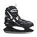Roces Men's Adult Sport & Leisure Stainless Steel Hockey Blade ICY 3 Ice Skates w/Thermal-Insulation Liner & Laces, Power Strap & Microadjustable Memory Buckle Closure, Black/White, 13, (47EU)
