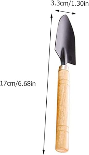 Miniatura 8 de Happyyami Juego de cucharas de herramientas de jardín en miniatura, juego de bonsái, herramienta de plantación de suculentas, herramienta de