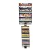 Atlantic Media Stix, Wall-Mount CD/DVD Media Storage Rack, 4-pack PN 62735674 in Black