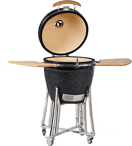 Keramikgrill AsVIVA RedNeck mit 47 cm Grillfläche für BBQ
